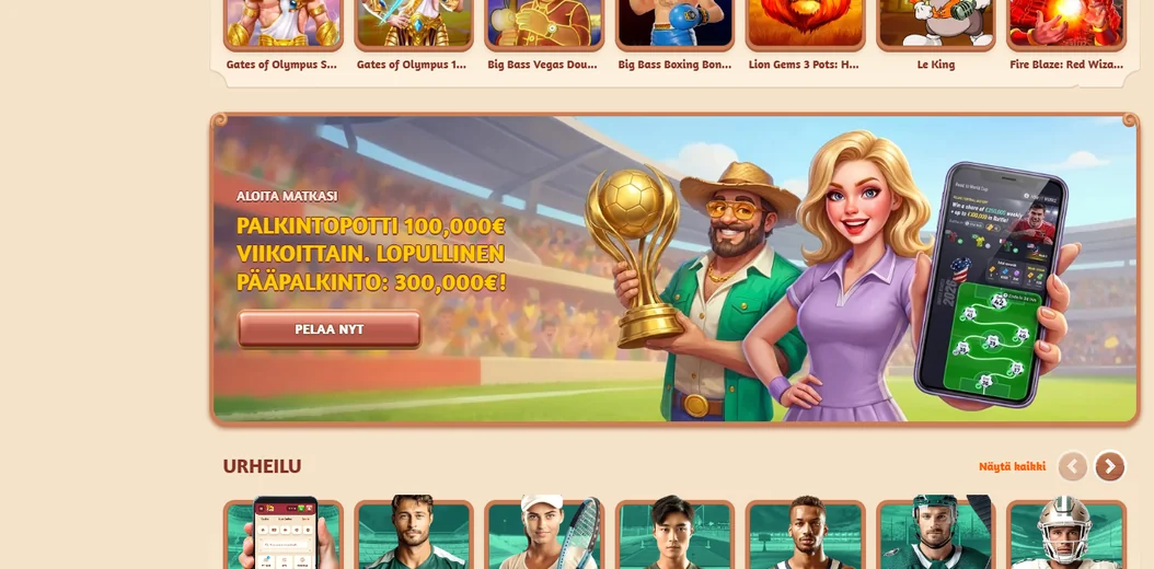 Παίξτε δημοφιλή παιχνίδια BillyBets